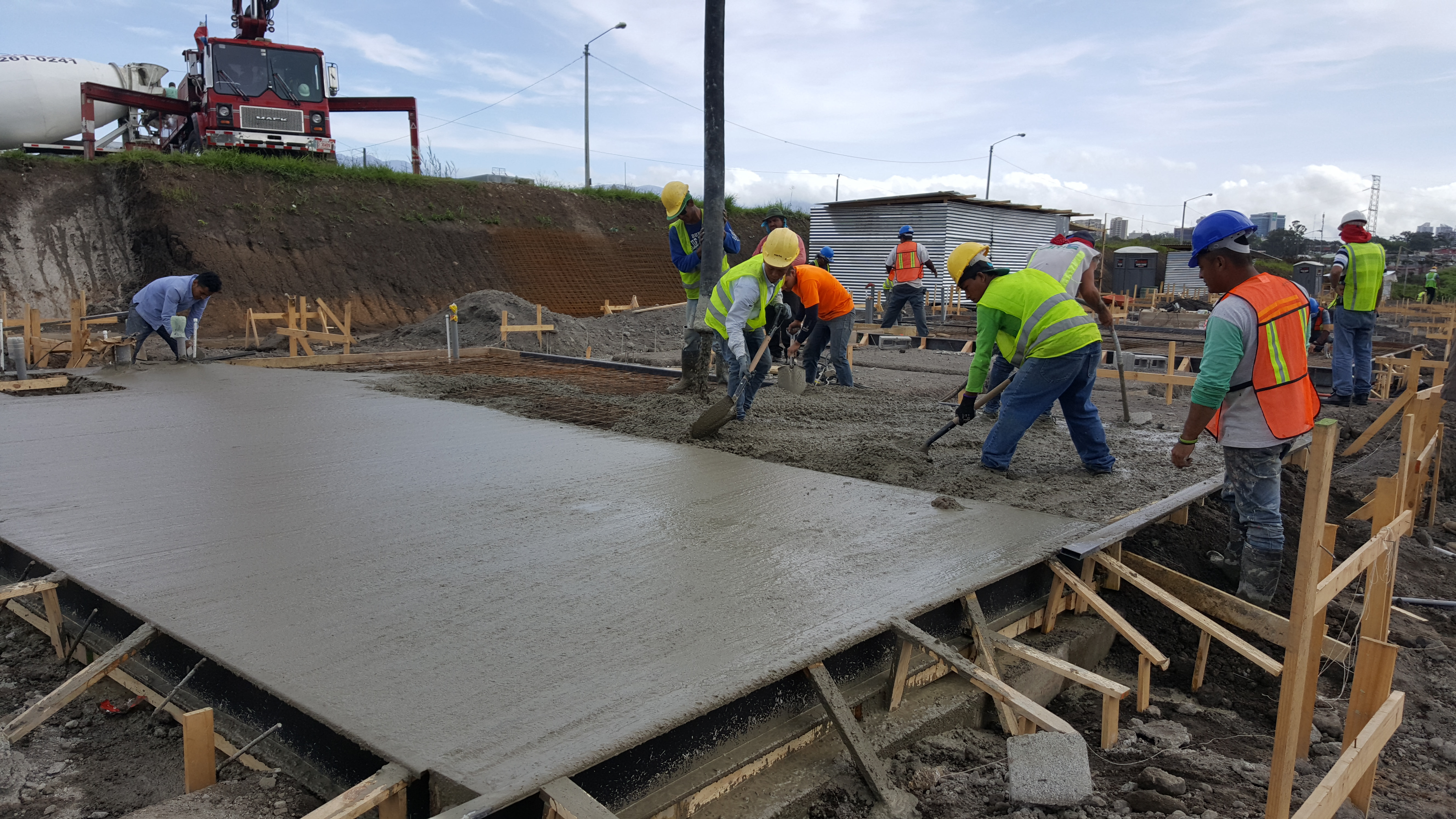 Construcción de losas flotantes